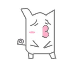 A sticker of cute animals. sticker #8467251