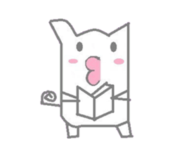 A sticker of cute animals. sticker #8467252