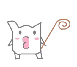 A sticker of cute animals. sticker #8467253