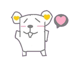 A sticker of cute animals. sticker #8467256