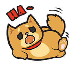 FallingDog sticker #8467859