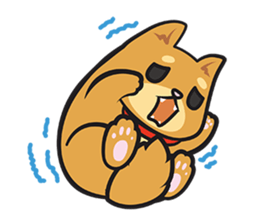 FallingDog sticker #8467868