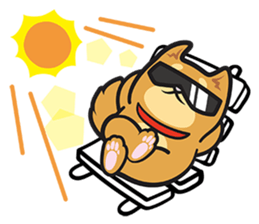 FallingDog sticker #8467875