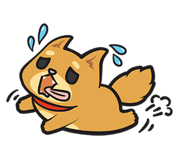 FallingDog sticker #8467877