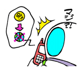 Nostalgic astronaut Sigekuni boy sticker #8467895