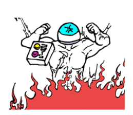 Nostalgic astronaut Sigekuni boy sticker #8467897