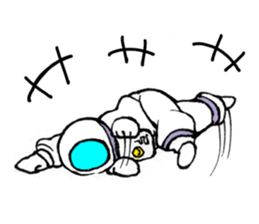 Nostalgic astronaut Sigekuni boy sticker #8467898