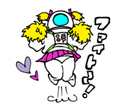 Nostalgic astronaut Sigekuni boy sticker #8467904