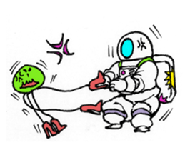 Nostalgic astronaut Sigekuni boy sticker #8467907