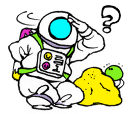 Nostalgic astronaut Sigekuni boy sticker #8467909