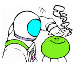 Nostalgic astronaut Sigekuni boy sticker #8467912
