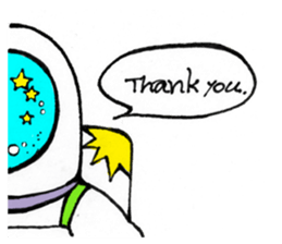 Nostalgic astronaut Sigekuni boy sticker #8467920