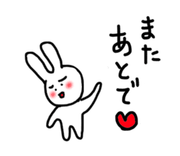 happy rabbit love sticker #8468139