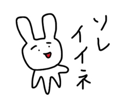 happy rabbit love sticker #8468150