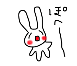 happy rabbit love sticker #8468151