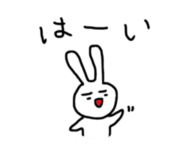happy rabbit love sticker #8468155