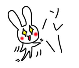 happy rabbit love sticker #8468157