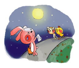 Chicken&Cat&Rabbit sticker #8468203