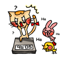 Chicken&Cat&Rabbit sticker #8468211