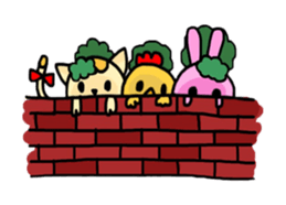 Chicken&Cat&Rabbit sticker #8468232