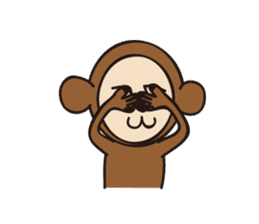 monkey GOGO sticker #8468815