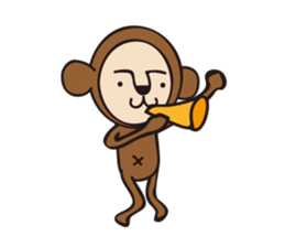 monkey GOGO sticker #8468818