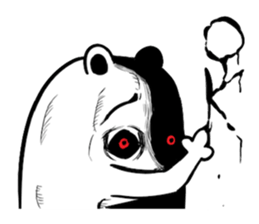 Very Scary dog sticker #8468929