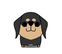 dachshund! sticker #8469035