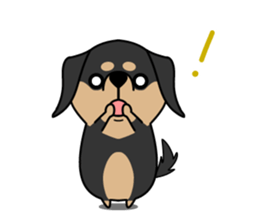 dachshund! sticker #8469038