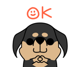 dachshund! sticker #8469043