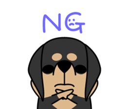 dachshund! sticker #8469044