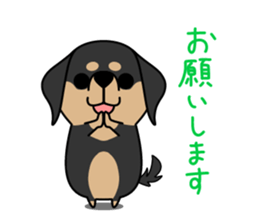 dachshund! sticker #8469045