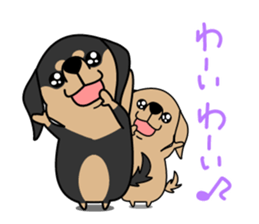 dachshund! sticker #8469048