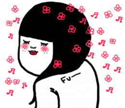 Mysterious girls sticker #8469555