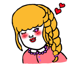 Mysterious girls sticker #8469561