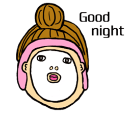 Mysterious girls sticker #8469564