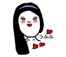 Mysterious girls sticker #8469568