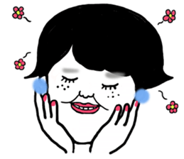 Mysterious girls sticker #8469571