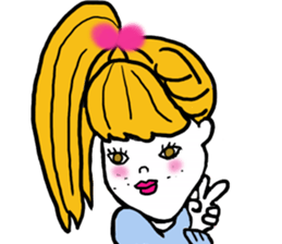 Mysterious girls sticker #8469574