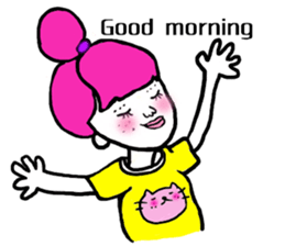 Mysterious girls sticker #8469577