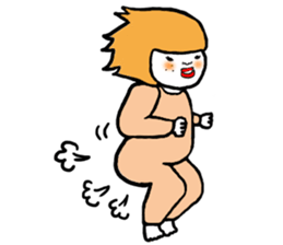 Mysterious girls sticker #8469590