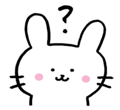 White friends(Japanese) sticker #8469840