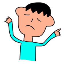 Sticker picture a child is drawn sticker #8470255