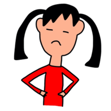 Sticker picture a child is drawn sticker #8470256