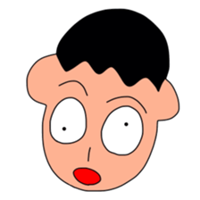 Sticker picture a child is drawn sticker #8470270