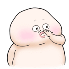 Plump plump ! Moonchi-kun 4 sticker #8470572