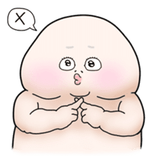 Plump plump ! Moonchi-kun 4 sticker #8470575