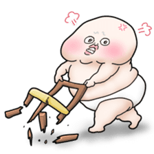 Plump plump ! Moonchi-kun 4 sticker #8470578