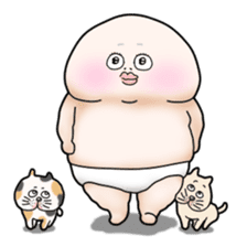 Plump plump ! Moonchi-kun 4 sticker #8470579