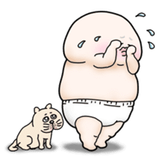 Plump plump ! Moonchi-kun 4 sticker #8470581
